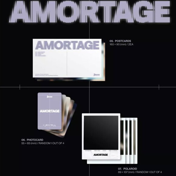 Jisoo (BLACKPINK) – Amortage Album (Target Exclusive) | NEW & SEALED 💜 - Picture 5 of 5